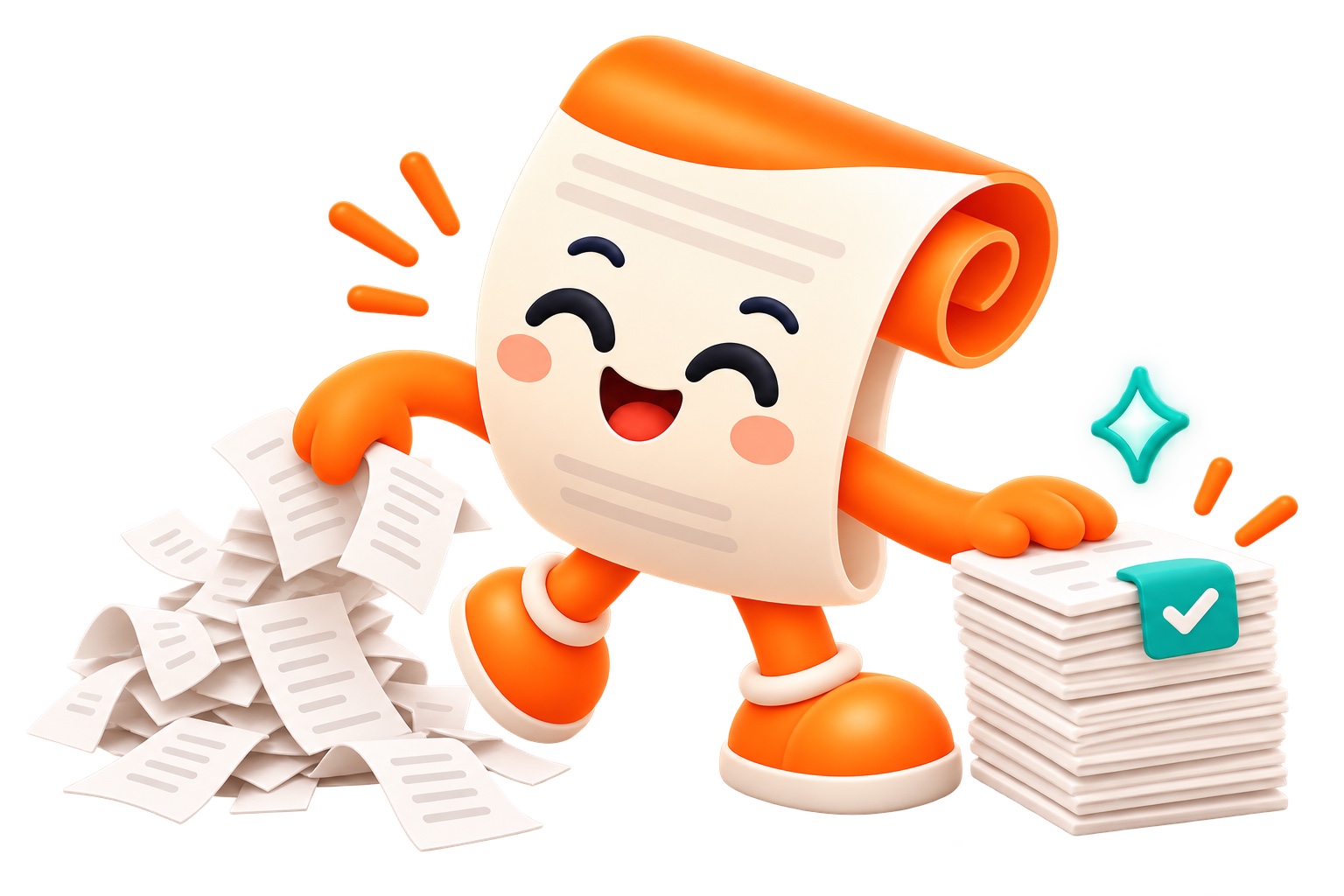 Loopi organising receipts